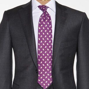 Paul Stuart Tossed Framed Paisley Tie